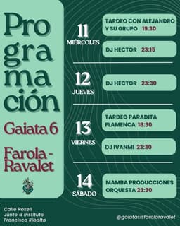 Tardeo Paradita Flamenca - Gaiata 6